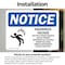 Signmission Hazardous Voltage Multiple Power Sign, Vinyl Decal, 7in W x 5in L, 2PK OS-2PACK-NS-D-57-L-13328 - alternate 6